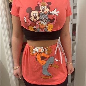 Disney skirt set